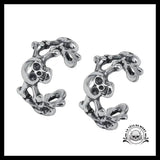 Boucles D’oreilles Tête de Mort Ear Cuff