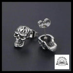 Boucles D’oreilles Tête de Mort Enflammées