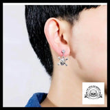 Boucles d’Oreilles Tête de Mort Femme