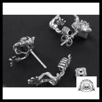 Boucles D’oreilles Tête de Mort Grenouilles