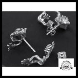 Boucles D’oreilles Tête de Mort Grenouilles