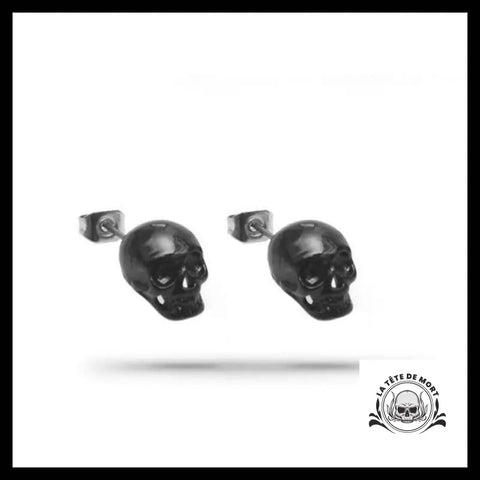 Boucles d’Oreilles Tête de Mort Homme