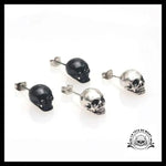 Boucles d’Oreilles Tête de Mort Homme