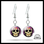 Boucles d’Oreilles Tête de Mort Mexicaine