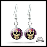 Boucles d’Oreilles Tête de Mort Mexicaine
