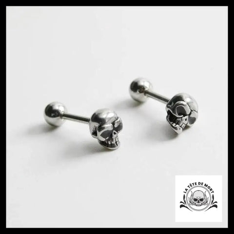 Boucles D’oreilles Tête de Mort Minuscules