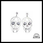 Boucles D’oreilles Tête de Mort Origami