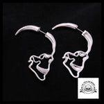 Boucles D’oreilles Tête de Mort Pendantes