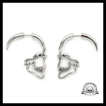 Boucles D’oreilles Tête de Mort Pendantes