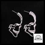 Boucles D’oreilles Tête de Mort Pendantes
