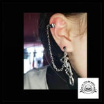 Boucles D’oreilles Tête de Mort Pendu!