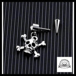 Boucles D’oreilles Tête de Mort Pirate