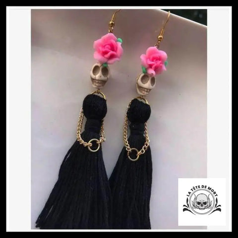 Boucles D’oreilles Tête de Mort Soirée
