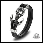 Bracelet Ancre (Cuir)