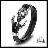Bracelet Ancre (Cuir)