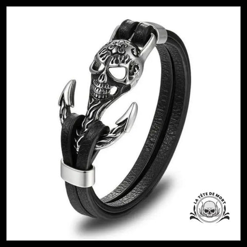 Bracelet Ancre (Cuir)
