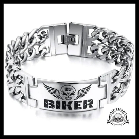 Bracelet Biker Homme (Acier)