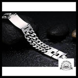 Bracelet Biker Homme (Acier)