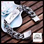 Bracelet Crâne Brisé (Acier)