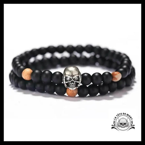 Bracelet Crâne Maudit (Perles)