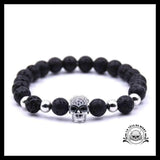 Bracelet Crâne Or (Perles)
