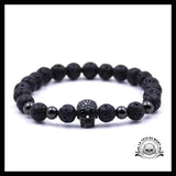 Bracelet Crâne Or (Perles)