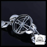 Bracelet Crâne Rock (Argent)