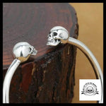Bracelet Homme Tête de Mort Luxe (Argent)