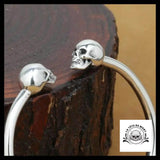 Bracelet Homme Tête de Mort Luxe (Argent)