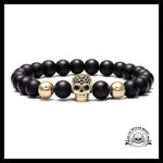 Bracelet Homme Tête de Mort (Perles)