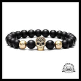 Bracelet Homme Tête de Mort (Perles)