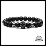 Bracelet Homme Tête de Mort (Perles)