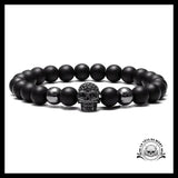 Bracelet Homme Tête de Mort (Perles)