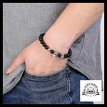Bracelet Homme Tête de Mort (Perles)