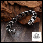 Bracelet Motard Homme (Acier)