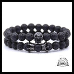 Bracelet Noir Homme (Perles)