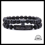 Bracelet Noir (Perles)