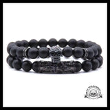 Bracelet Noir (Perles)
