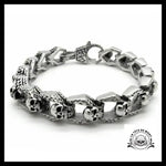 Bracelet Punk Femme (Argent)