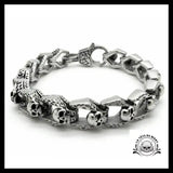 Bracelet Punk Femme (Argent)