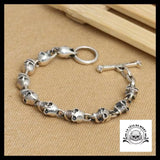 Bracelet Punk Homme (Argent)