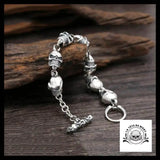 Bracelet Punk Rock (Argent)