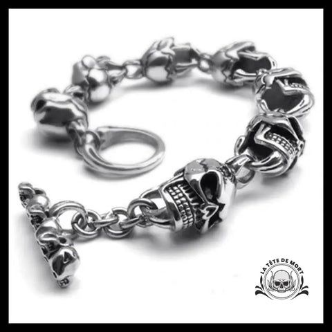 Bracelet Punk Rock (Argent)