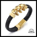 Bracelet Tête de Mort 3 Singes