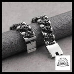 Bracelet Tête de Mort (Acier)