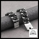 Bracelet Tête de Mort (Acier)