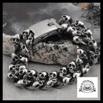 Bracelet Tête de Mort (Acier)