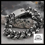 Bracelet Tête de Mort (Acier)