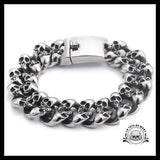 Bracelet Tête de Mort (Acier)