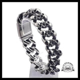 Bracelet Tête de Mort (Acier)